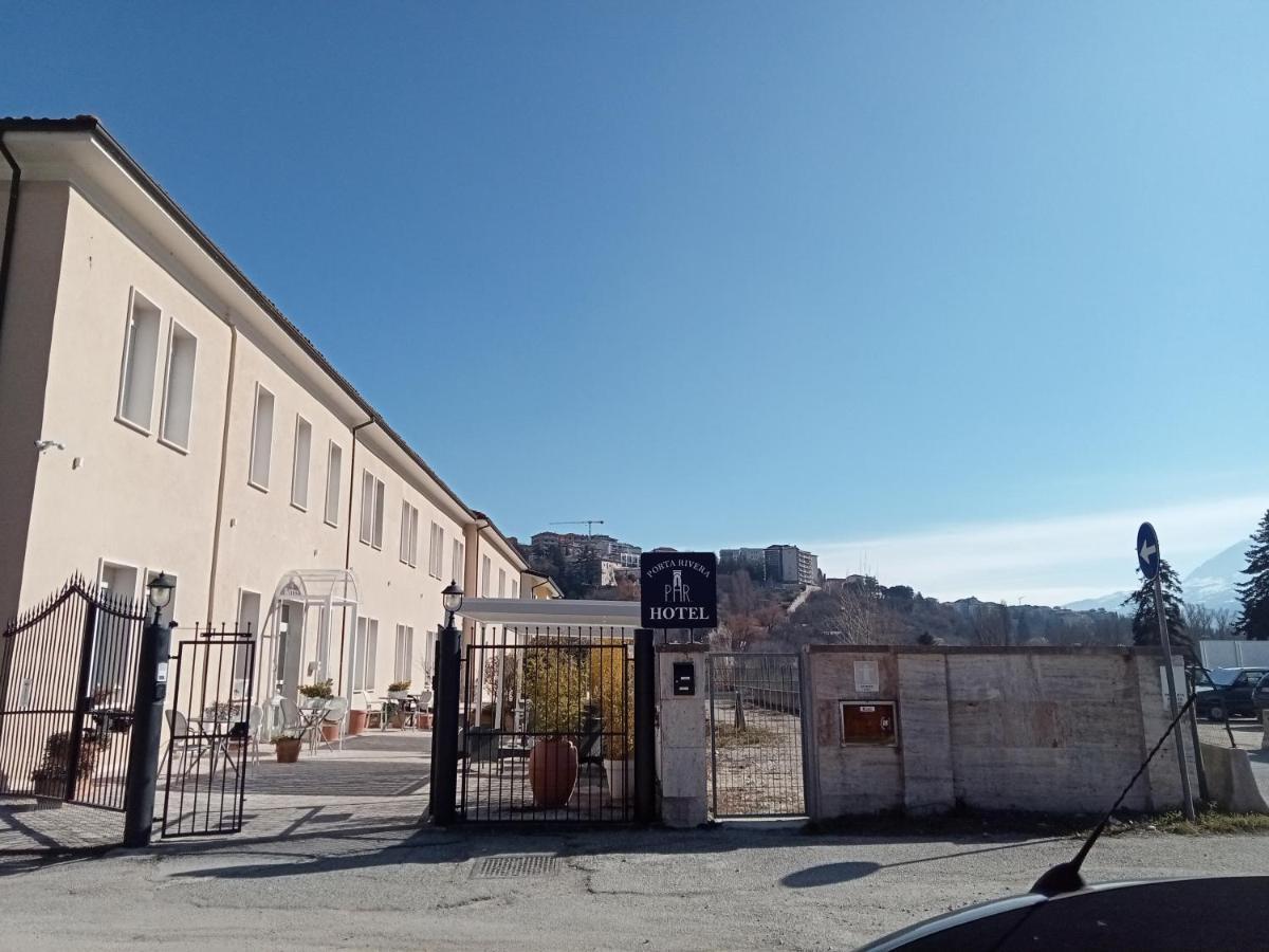 Hotel Porta Rivera LʼAquila Exteriör bild